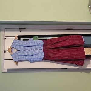 Authentic German dirndl Oktoberfest dress with matching apron trachtenmo…